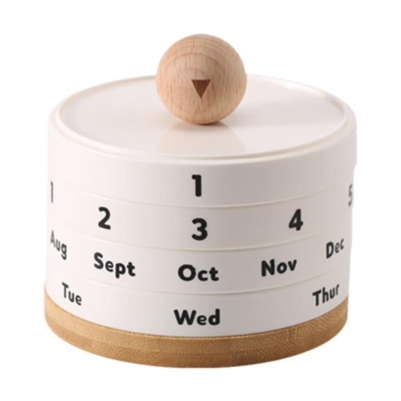 Axioma Perpetual Calendar Rotatable Perpetual Calendar Creative Versatile Accessory for white