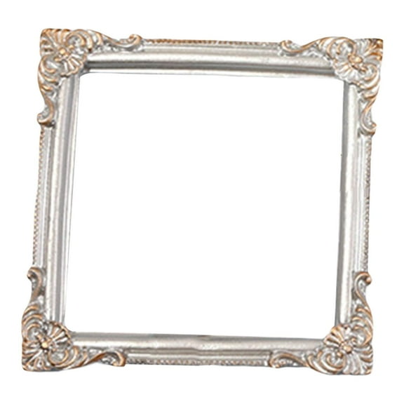 Axioma Photo Frame Mini Retro Photo Mounting Easy to Display Attractive Antique Picture Silver