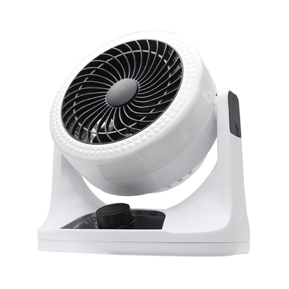 Axioma Portable Mini-Sized Whole Room Fan Degree Tilt Strong Wind for Home Noise Machine - black