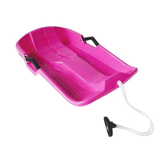 Axioma Portable Snowboard Sled Rope Handles Durable Snow Gliding Board Sled Sliders for Pink