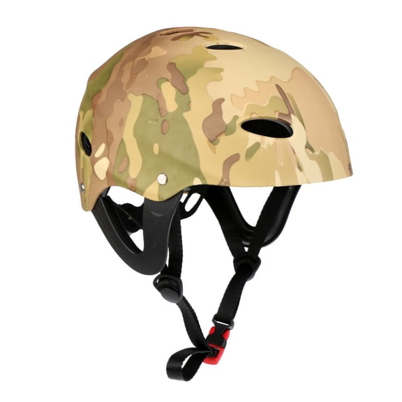 Axioma Premium Safety Helmet Kayak Canoe Boat Wakeboard Sailing Hard Army Green Camo Army Green Camo02