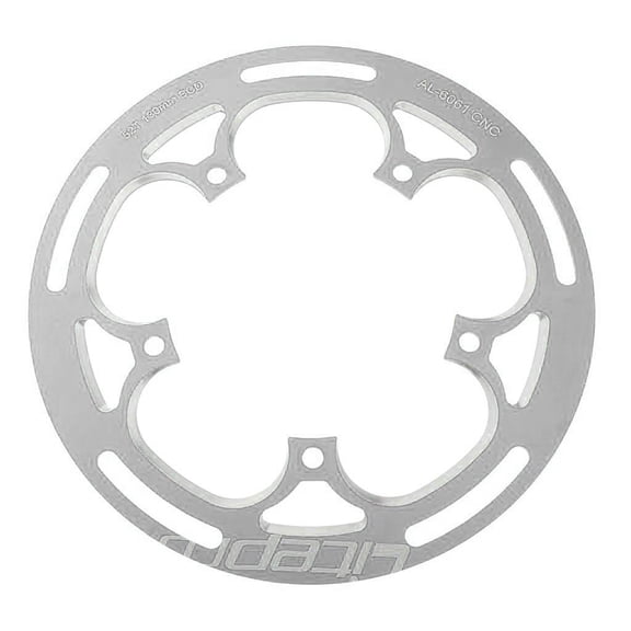 Axioma Road Chainring Guard - BCD130 52T Chain Ring Silver