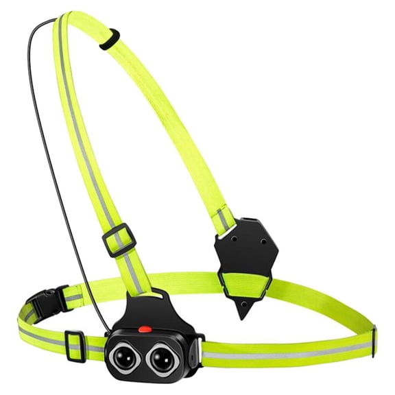 Axioma Running Light Adjustable LED Waterproof USB Rechargeable Chest Light for Camping