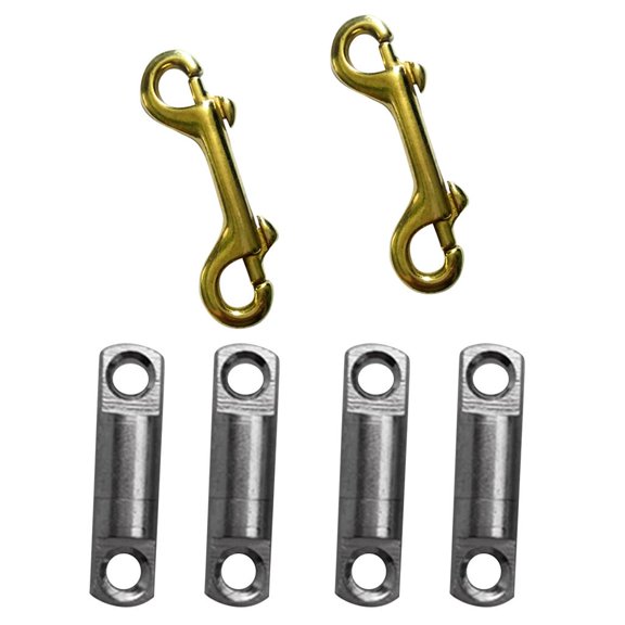 Axioma Scuba Diving Finger Reel Line 360 Degree Rotatable Double Swivels Snap Hooks