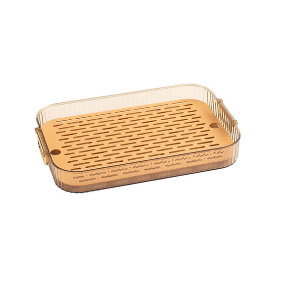 Axioma Serving Tray Drainer Tray Snack Candies Plate Organizer Storage Box Tray Jewelry L Size Aureate