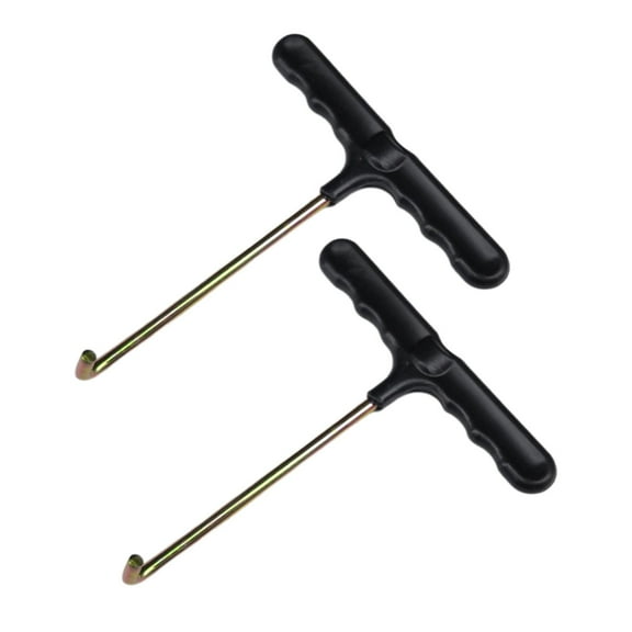 Axioma Set of 2 Trampoline Springs Puller Spring Tool Trampoline Puller Unbreakable T-Hook for Trampolines Accessories Install Tool Assembly