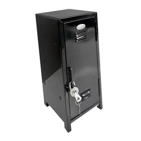 Axioma Small Makeup Storage Cabinet Vertical File Cabinet for Cotton Pad Entryway Black