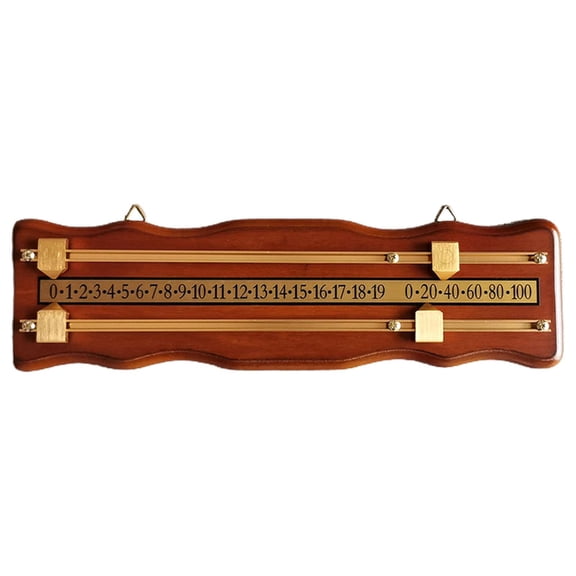 Axioma Snooker Billiard Score Board Foosball Shuffleboard Wall Mounted Scoreboard Brown