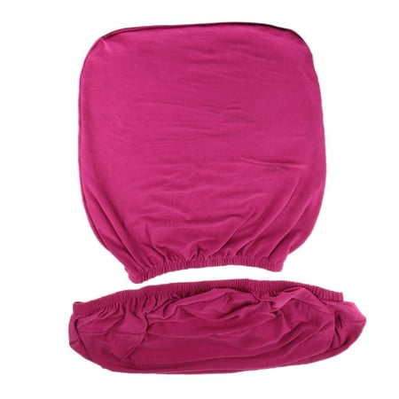 Axioma Solid Stretch Spandex Slip Office Computer Rose Red