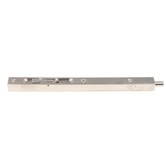 Axioma Stainless Steel Gate Door Spring Flush Latch Sliding Lock Latch with Screws 10inch Silver