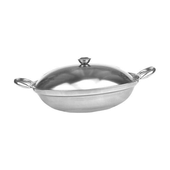Axioma Stainless Steel Pot Cookware Saucepan with Double Handle Kitchen Cooker Stockpot 22cmx6cm