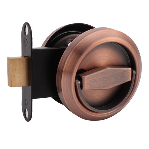 Axioma Stainless Steel Privacy Sliding Door Lock Invisible Door Locks Home Supplies Brown