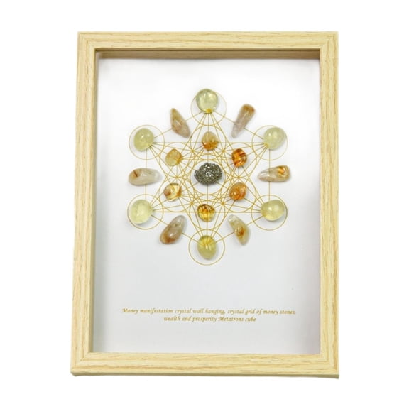 Axioma Stones Picture Frame Gift for Women Yoga Decor Feng Shui Table Decorative Frame