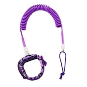 Axioma Surfboard Leash 10ft Portable Stretchy Lead TPU Paddle Board Ankle Strap for All Violet