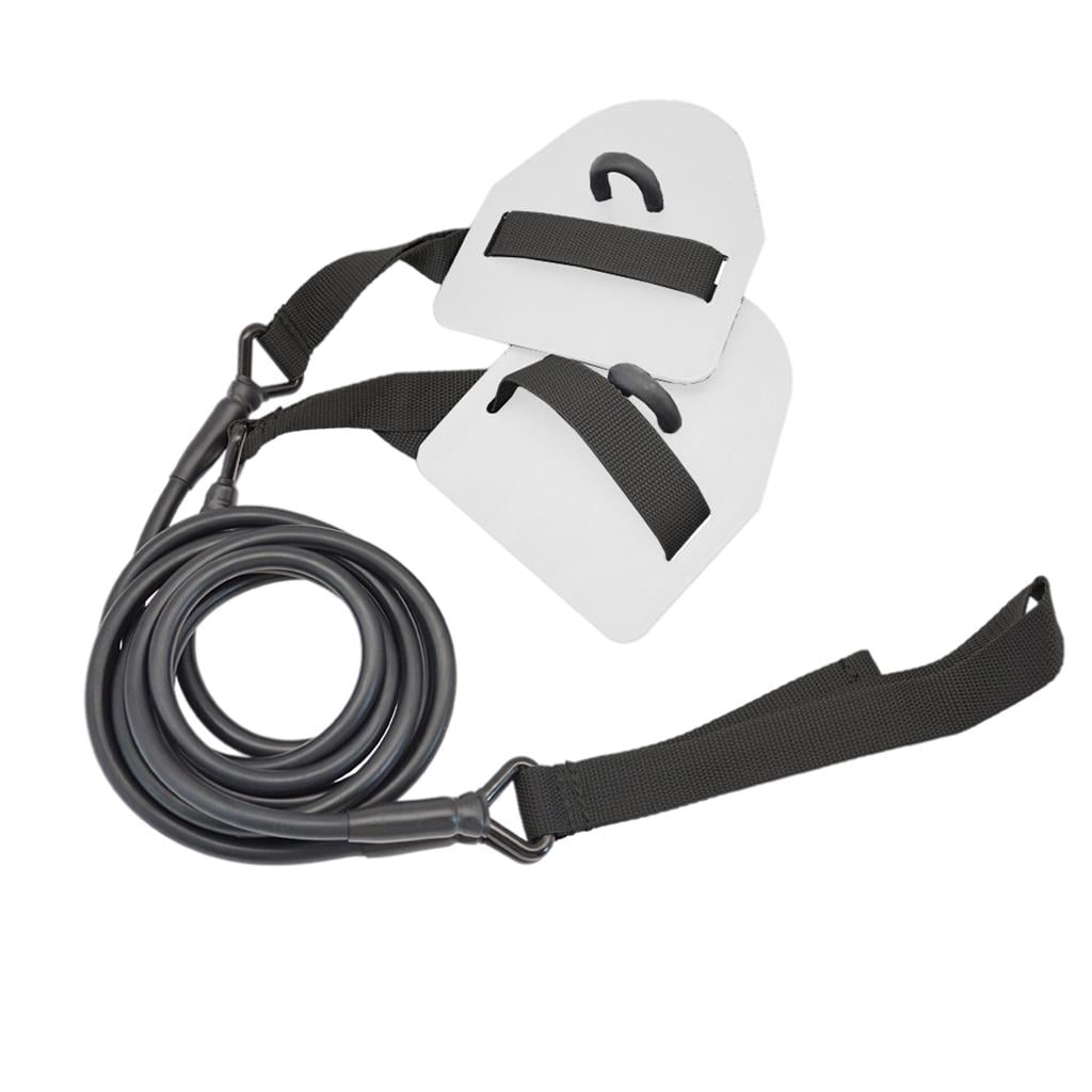 Axioma Swimming Arm with Paddles, Device, Resistance Exercise Band Set for Swimming A White
