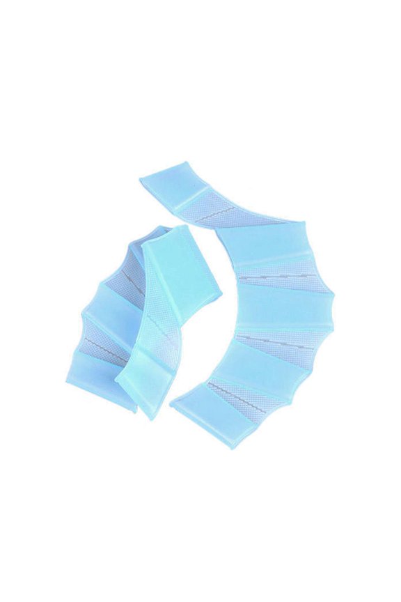 Swimming Hand Fins Swim Hand Paddles Webbed Flippers Webbed Swimming Gloves Swim Blue S Kids