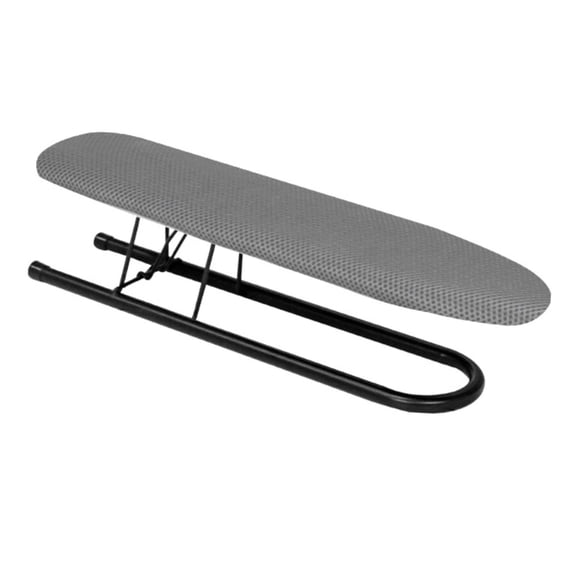 Axioma Tabletop Ironing Board Stable Compact for Ironing Garments Small Space Dorms Deep Gray