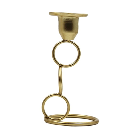 Axioma Tealight Candleholder Votive Candles Holder, Candelabras Farmhouse Decorative Candleholder Metal Candlestick for Hotel ,Party, Home, Livingroom , Three Loop 6x13cm
