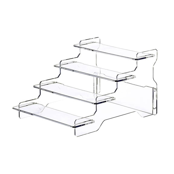 Axioma Transparent Display Stand Counter Retail Riser Cupcakes Holder Showcase Fixtures