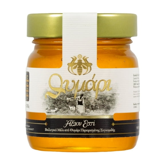 Axion Esti Organic Thyme Honey imported from Greece, 250g