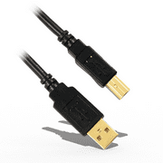Axis 12-0080 A-Male to B-Male Connector 2.0 USB Cable 6ft