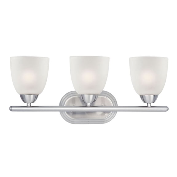 Maxim Lighting - Bath Vanity - Axis-3 Light Transitional Bath Vanity in