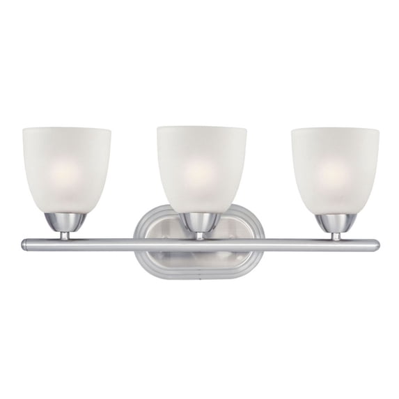 Maxim Lighting - Bath Vanity - Axis-3 Light Transitional Bath Vanity in