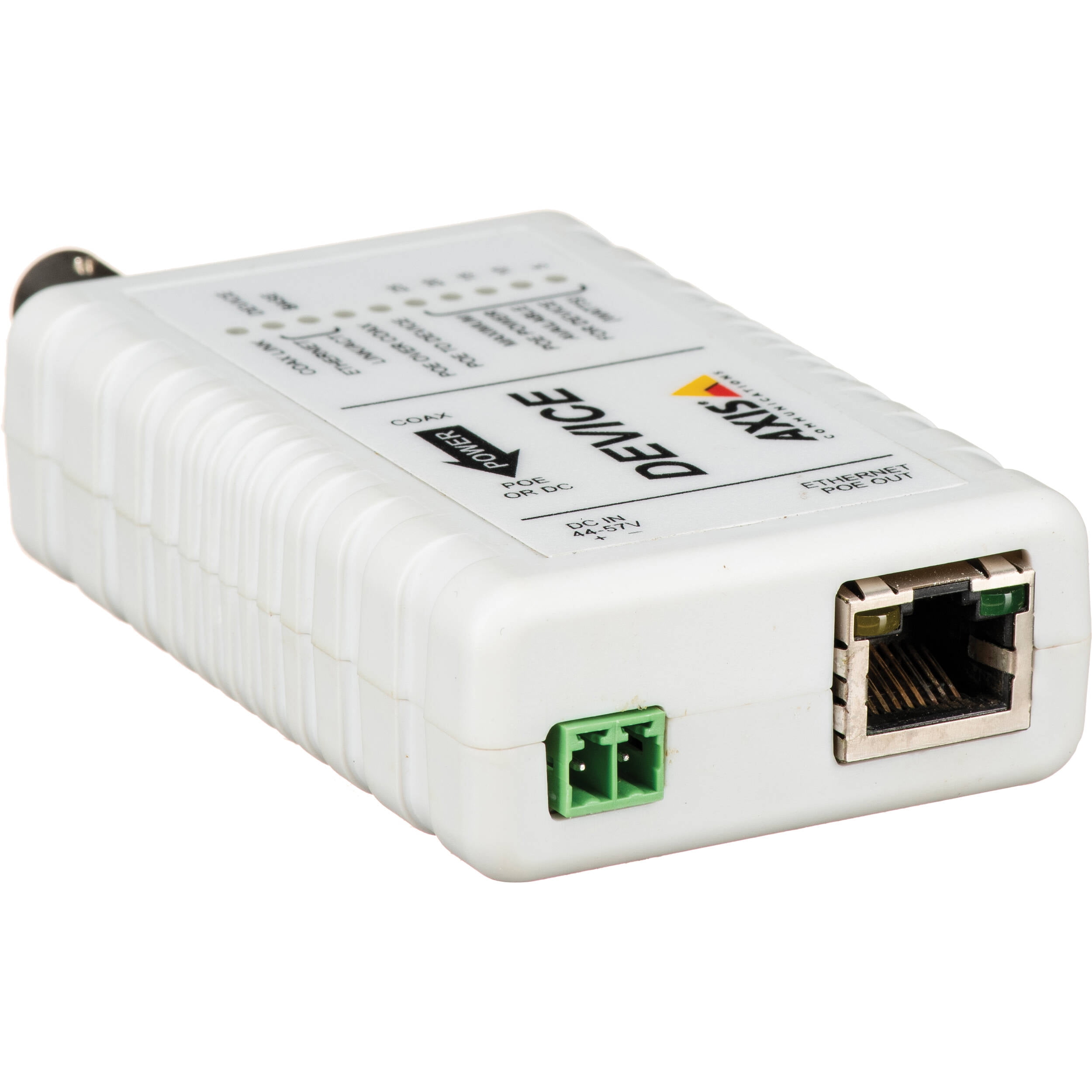 Axis 5027-421 Ethernet Over Coax Device PoE+ Adapter for Security System 