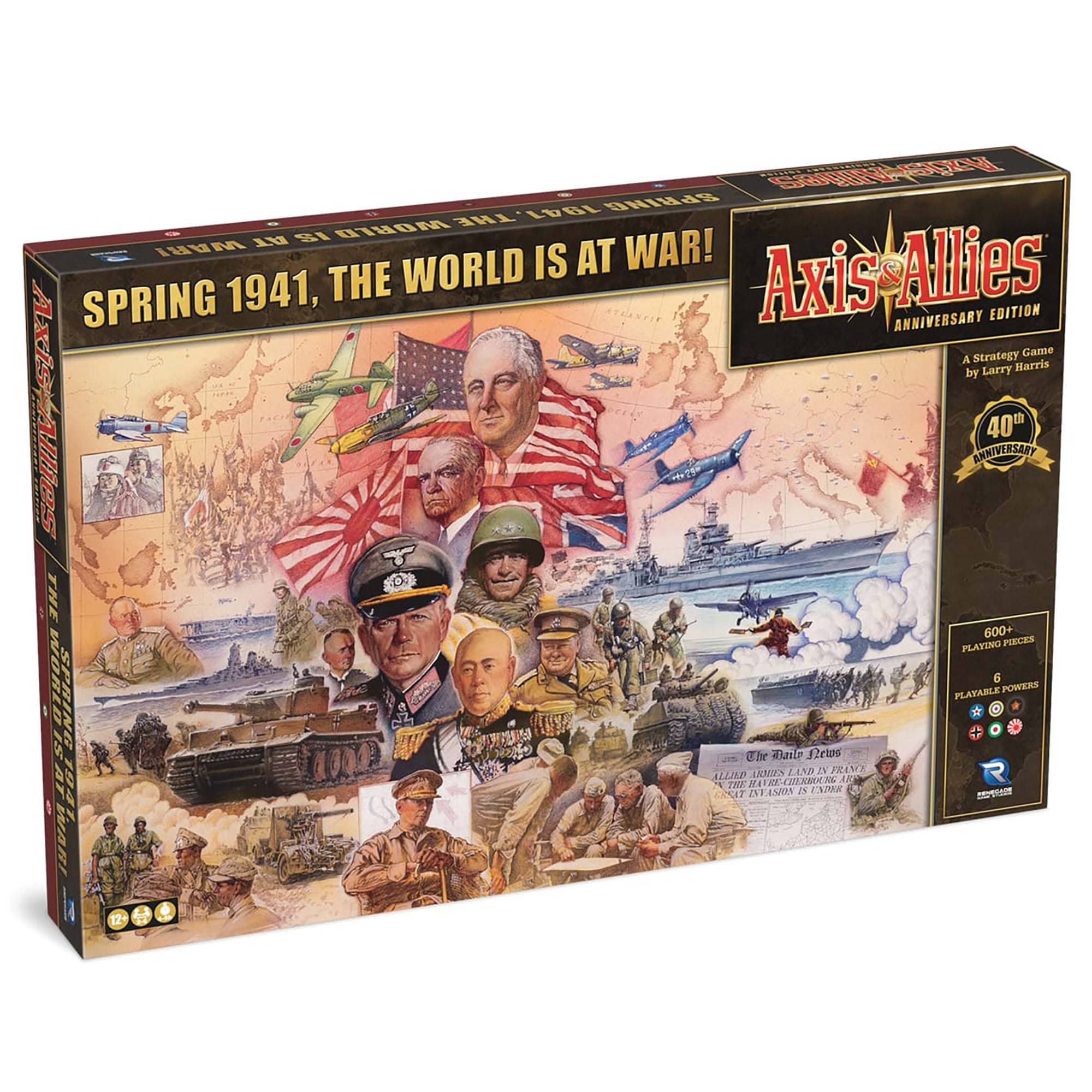 Axis & Allies: 40th Anniversary Deluxe Edition WWII Board Game