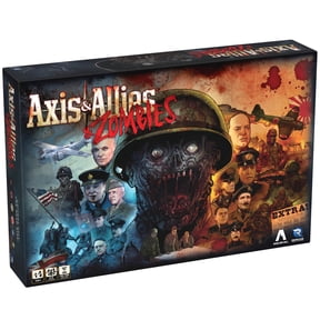 Axis & Allies: Zombies - Survival War Board Game, An Alternate WWII History Edition, Zombie Miniatures, Strategy & Area Control, Ages 14+, 2-5 Players