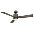 thumbnail image 1 of Axis Indoor and Outdoor 3-Blade Smart Ceiling Fan 52in Bronze with 3000K LED Light Kit and Remote Control, 1 of 7