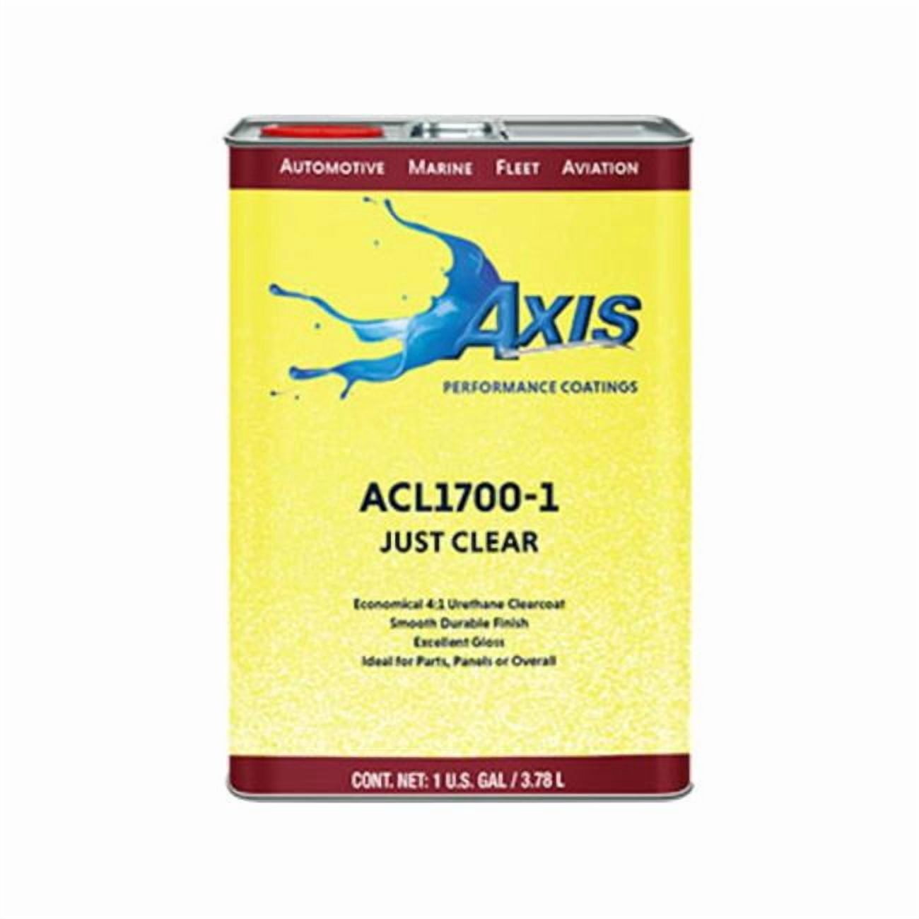 Axis Performance Coatings AXI-ACL1700-4 Just Clear Acrylic Urethane QT ...