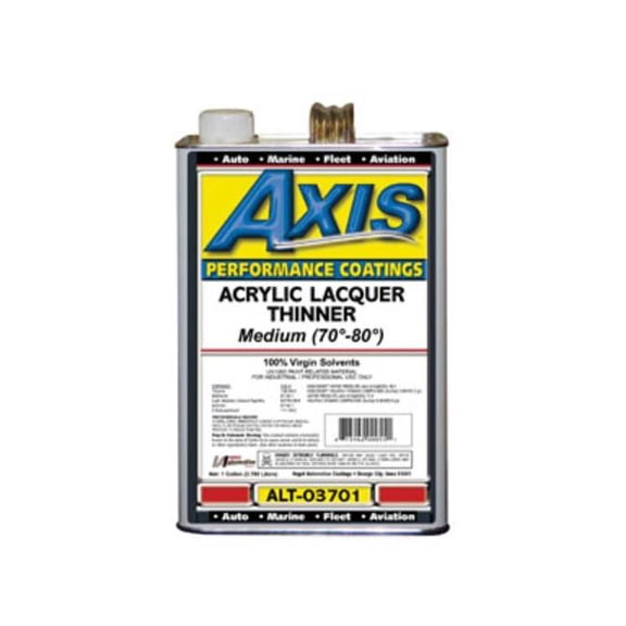 Axis Performance Coatings AXI-ALT0370-1 1 gal Premium Medium Lacquer Thinner