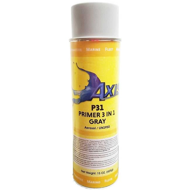 Axis Performance Coatings AXI-P31 Primer 3-in-1 Gray Aerosol Spray ...