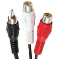 thumbnail image 1 of Axis Rca Y-adapter (1 Rca Plug To 2 Rca Jacks), 1 of 2