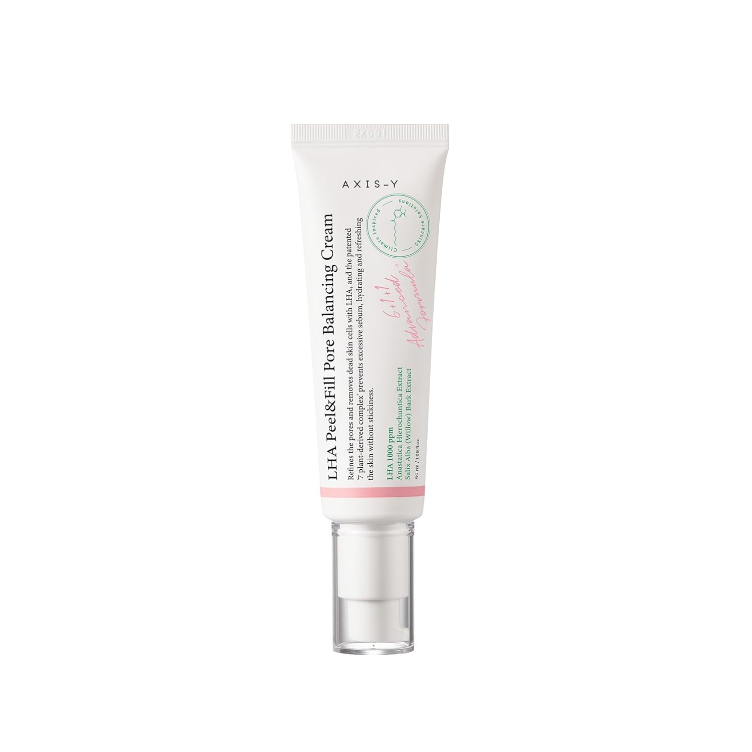 AXIS-Y LHA Peel & Fill Pore Balancing Cream with Green Tea and Rose