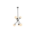 thumbnail image 1 of Axl 24 inch pendant in black with white shade, 1 of 9