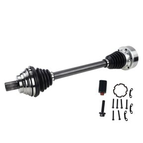 Axle Assembly Compatible: Volkswagen Passat 2012-2014 FWD, Manual Transaxle, Front Left Driver Side, Manual Transmission Front, Driver Side