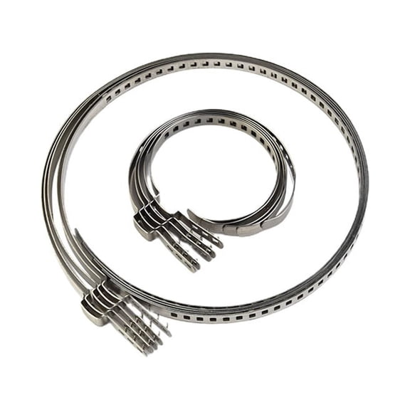 Axle Crimp Clamp Kit Adjustable Stainless Steel Cv Joint Boot Parts New Fangkenuo