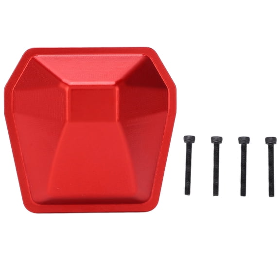Axle Diff Cover Aluminum Alloy Differential Cover for Scx6 AXI05000 1/6 Crawler CarRed