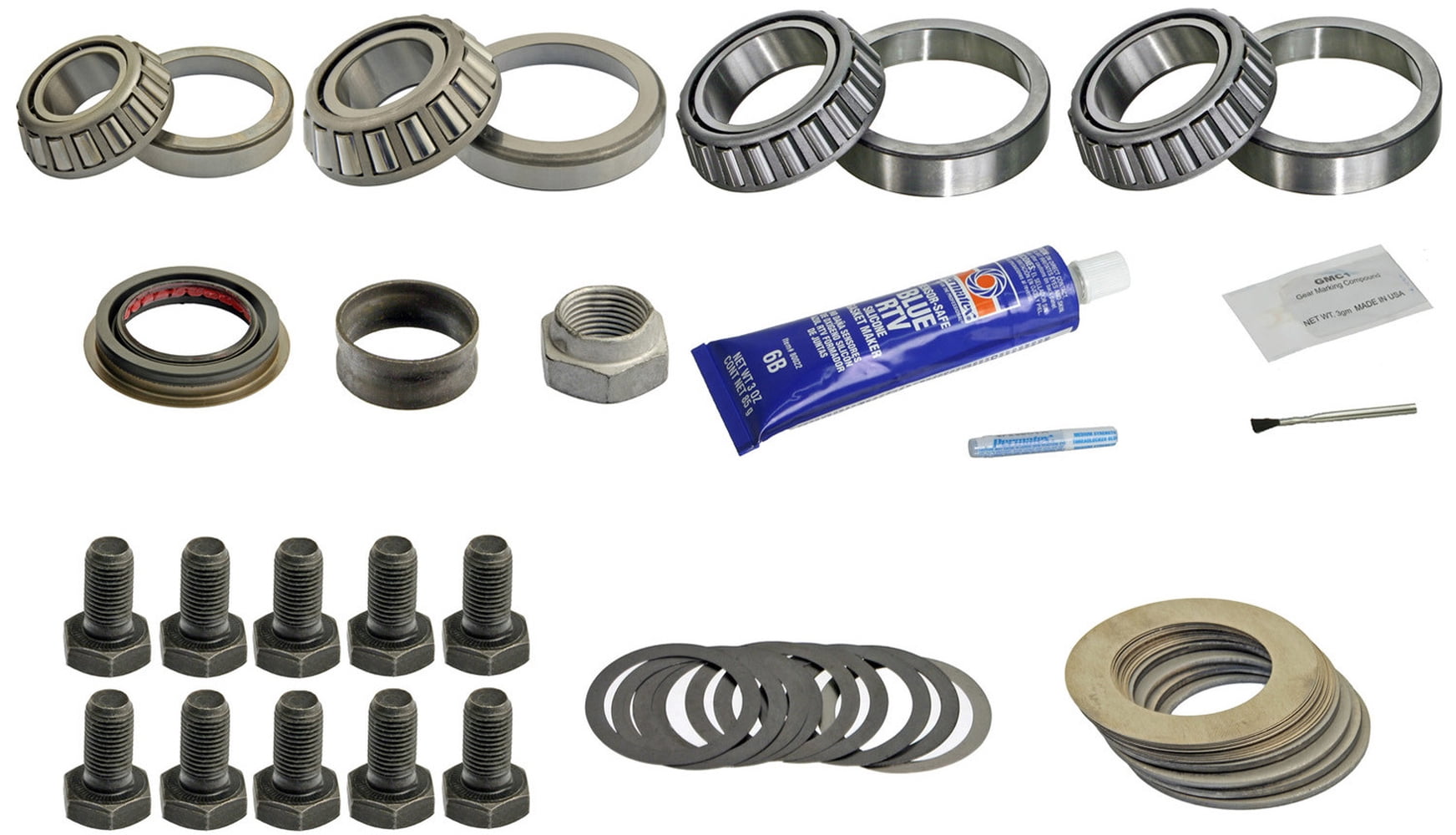 Axle Differential Bearing and Seal Kit Fits select: 2009-2015 CHEVROLET SILVERADO, 2009-2015 GMC SIERRA