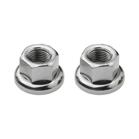 Axle Lock Nut Set, M9 M10 Flange Fastening Screw for Bicycle Front and Rear Wheel Hub, Flower Drum Locknut Accessory