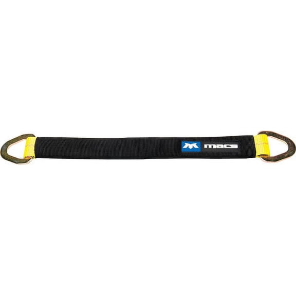 Mac's 121724 Axle Strap with Delta Ring and Protective Sleeve, Black, 600 x
