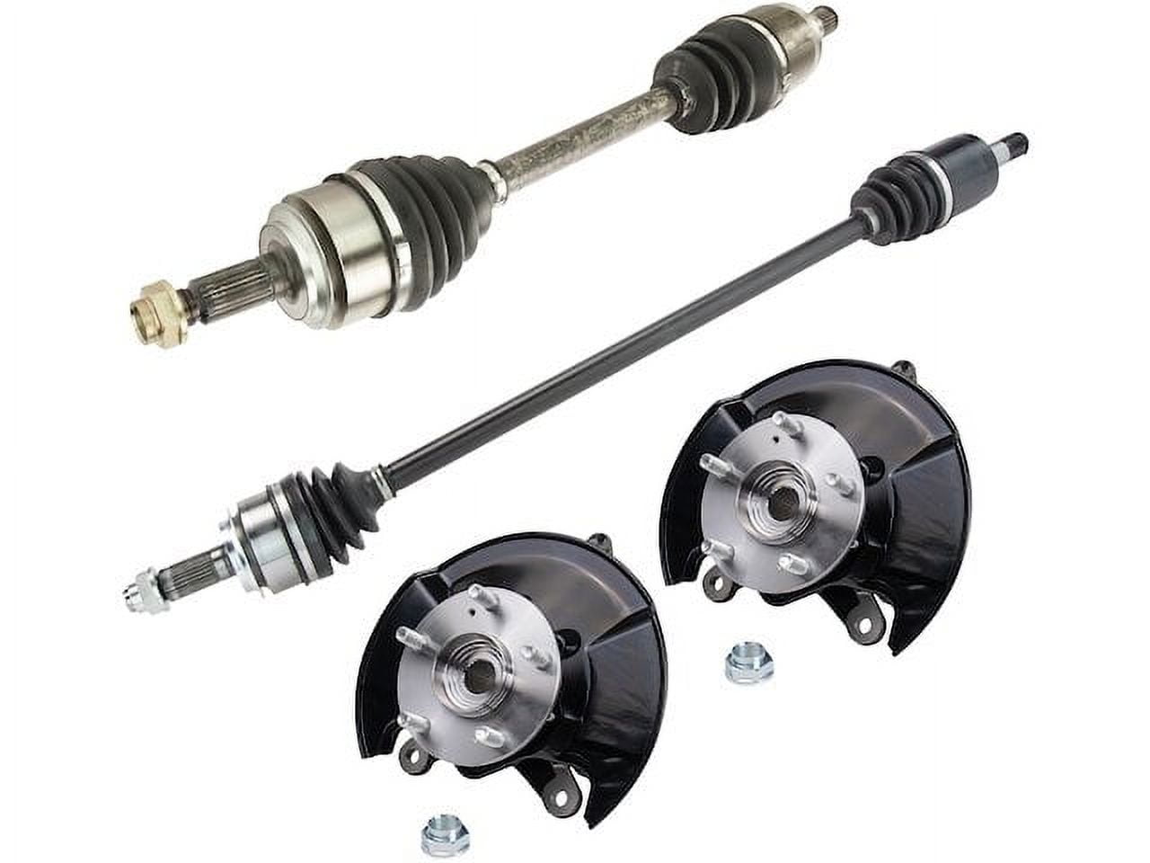 CV Axle Inner & Outer Boot 6 Piece Kit-Fits: Honda Acura-4 CLAMPS + GREASE1