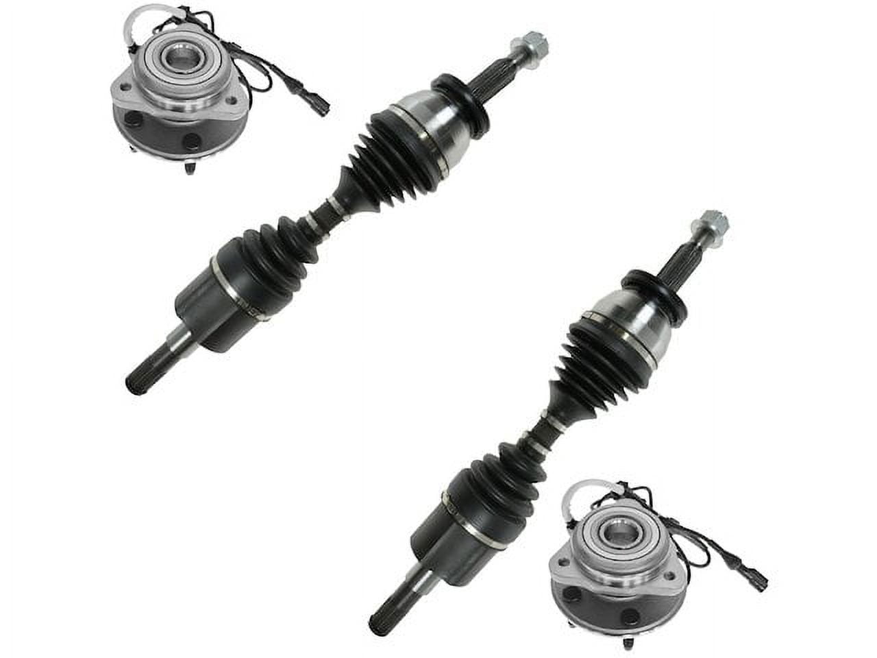 Axle and Wheel Hub Assembly Kit 4 Piece Compatible with 1995 2001
