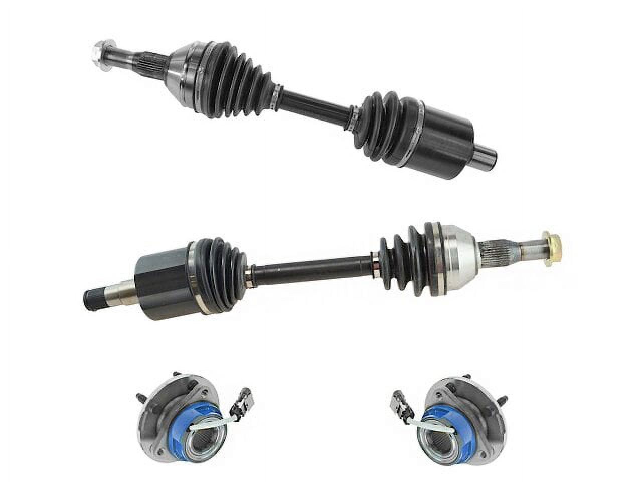 Axle and Wheel Hub Assembly Kit 4 Piece Compatible with 1997 2004