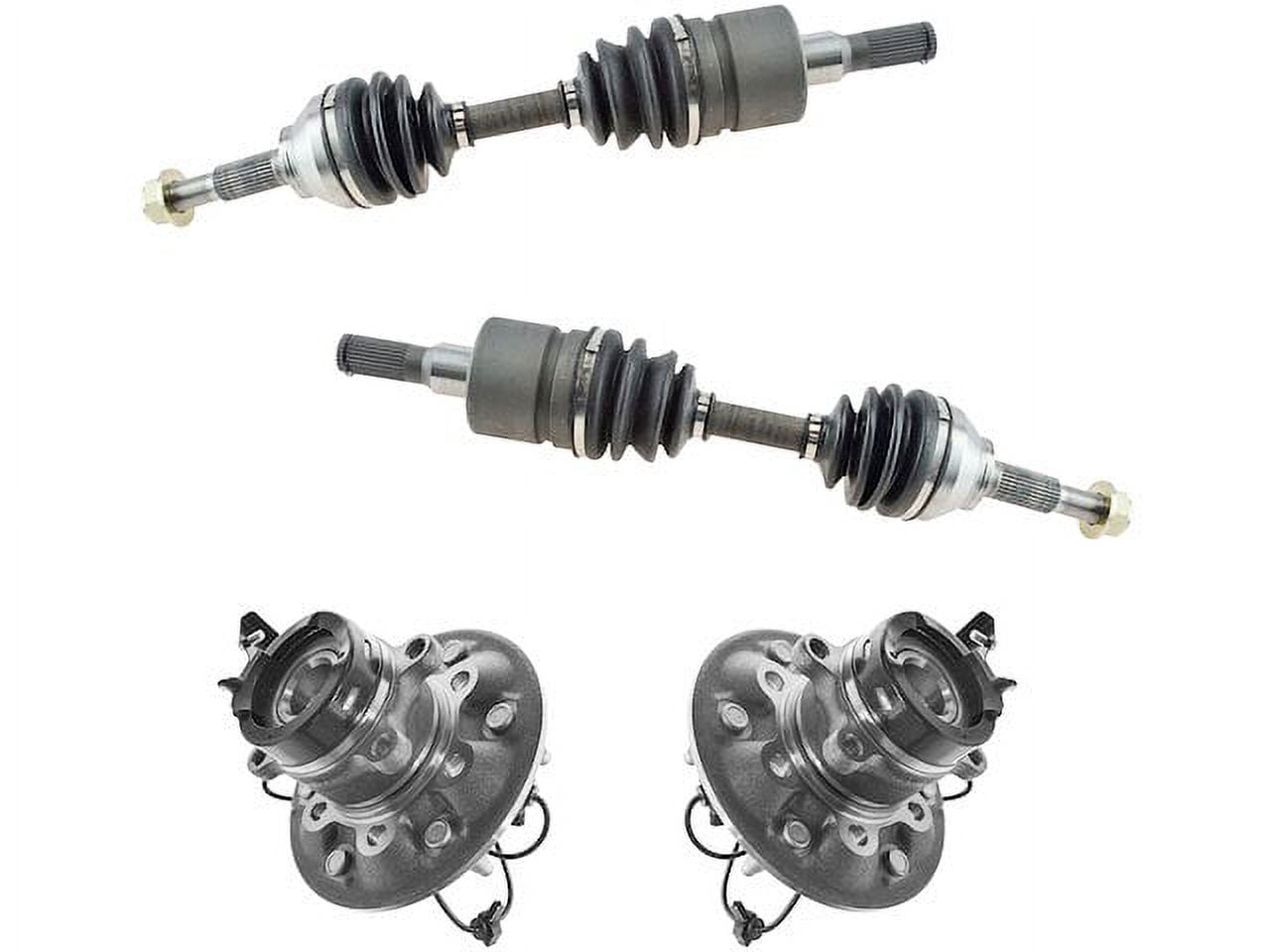 Axle and Wheel Hub Assembly Kit 4 Piece - Compatible with 2004 - 2008 Chevy Colorado 4WD 2005 2006 2007