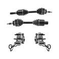 thumbnail image 1 of Axle and Wheel Hub Assembly Kit 4 Piece - Compatible with 2011 - 2014 Ford Expedition 4WD 2012 2013, 1 of 2