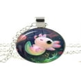 thumbnail image 1 of Axolotl Art Photo Glass Necklace Pendants Man Woman Jewelry Gift 25MM, 1 of 1