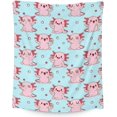 thumbnail image 1 of Axolotl Blanket Gift - 60x80 Inches Cute Blankets for Girls & Boys - Blue Soft Fuzzy Throw for Bed, Couch & Living Room, 1 of 6